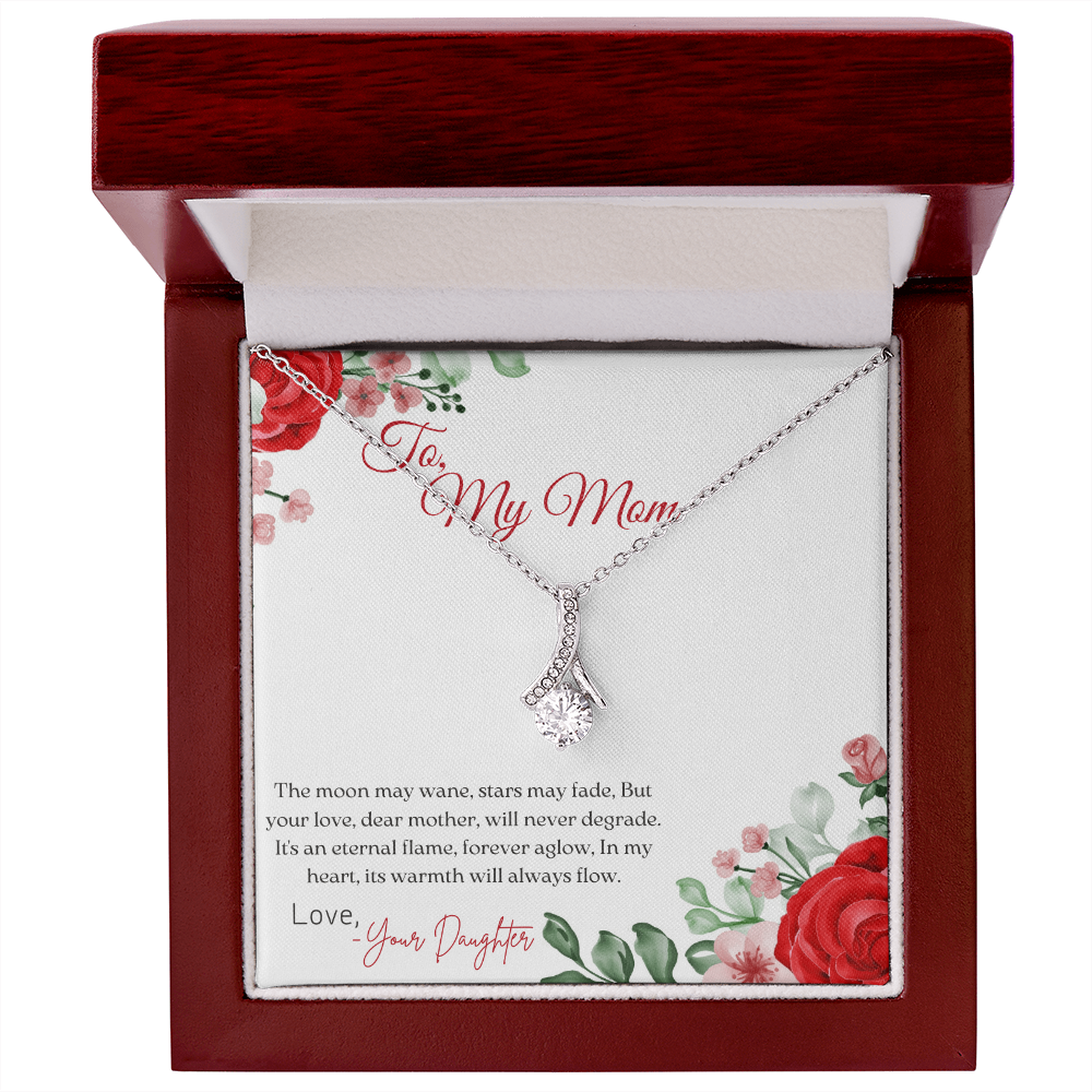 Alluring Beauty Necklace in a Luxury Box in White Background
