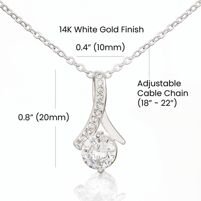 Alluring Beauty Necklace size chart