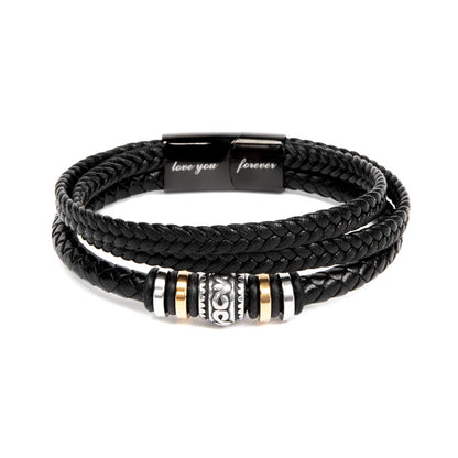 Love You Forever bracelet in white background