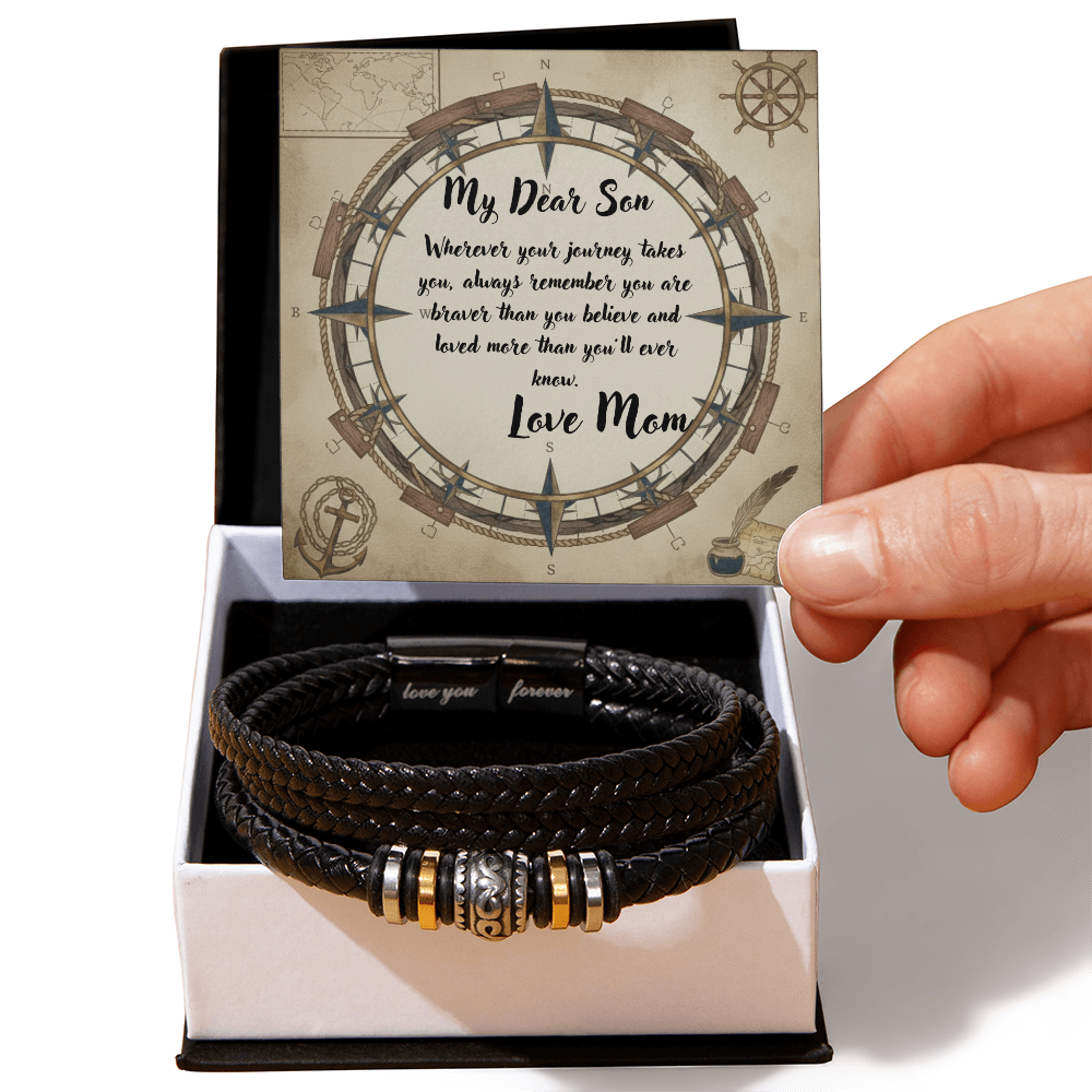 Love You Forever bracelet in standard box and message card
