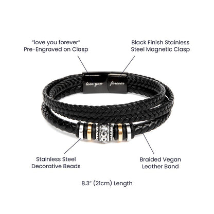 Love You Forever bracelet size guide