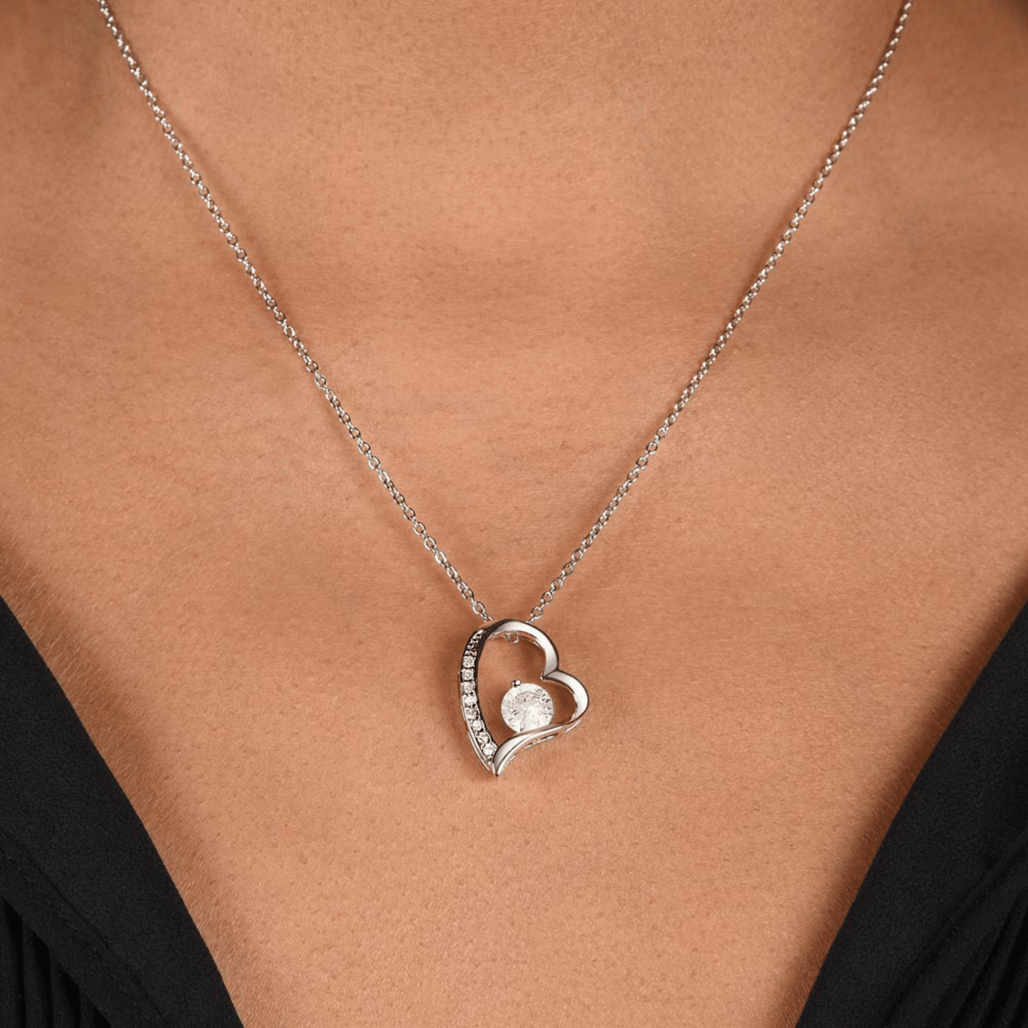 To My Wife – Forever Love Heart Necklace from Husband