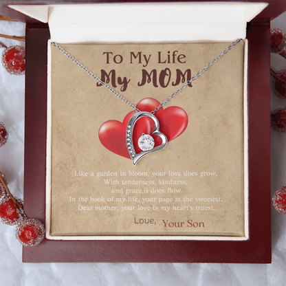 Forever Love Heart Necklace – A Timeless Gift from Son to Mom