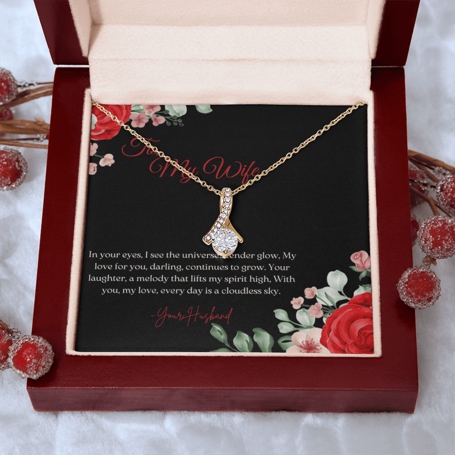 To My Wife – Alluring Beauty Necklace from Husband