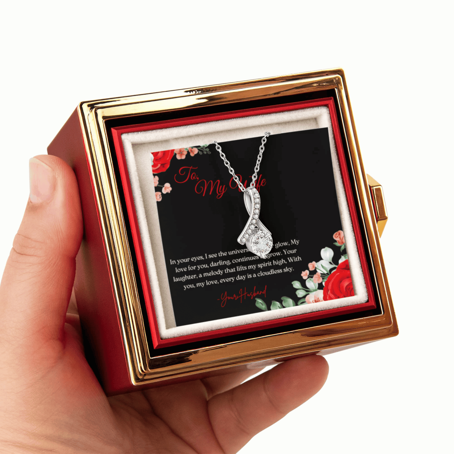 To My Wife – Alluring Beauty Necklace from Husband