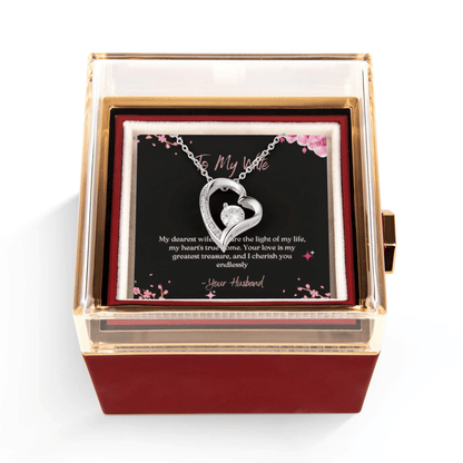 To My Wife – Forever Love Heart Necklace from Husband