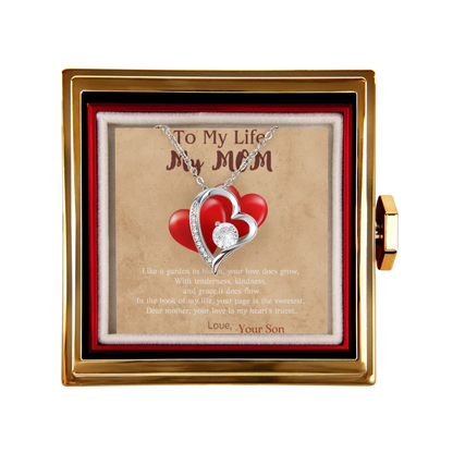 Forever Love Heart Necklace – A Timeless Gift from Son to Mom