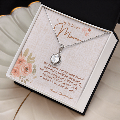 To My Beloved Mama – Eternal Hope Crystal Necklace from Daughter