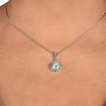 To My Beloved Mama – Eternal Hope Crystal Necklace from Daughter