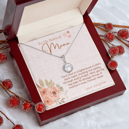 To My Beloved Mama – Eternal Hope Crystal Necklace from Daughter