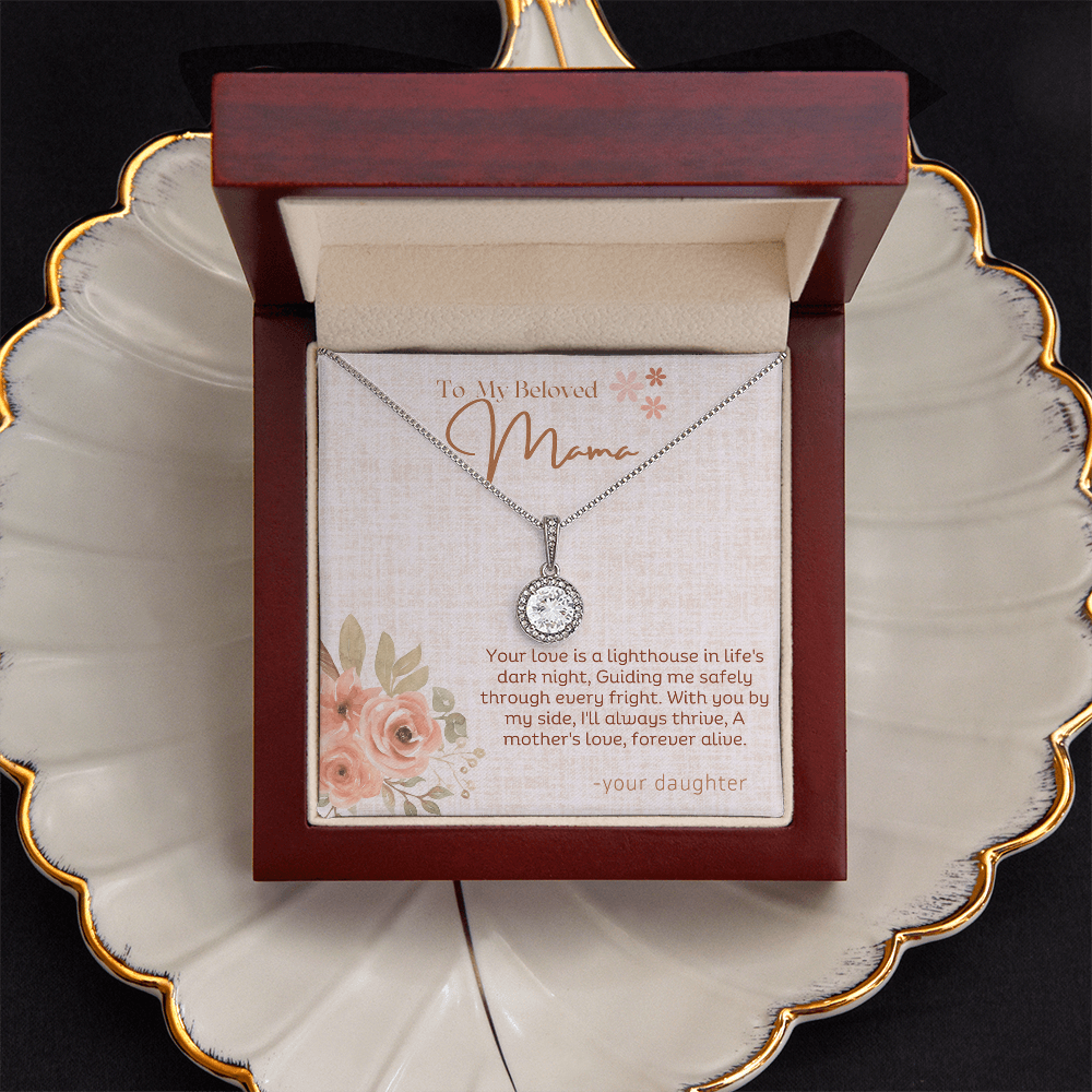 To My Beloved Mama – Eternal Hope Crystal Necklace from Daughter