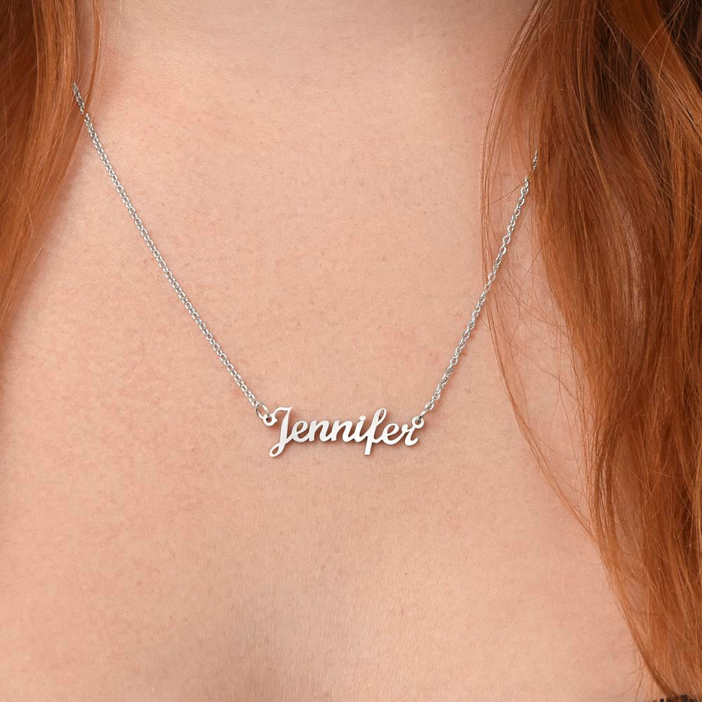 To My Loving Daughter From Mom | Custom Name Necklace