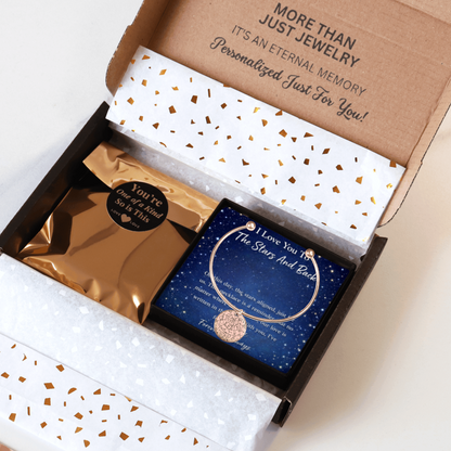 Custom Star Map Bangle – Personalized Night Sky Jewelry with Engraving