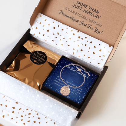 Custom Star Map Bracelet – Personalized Night Sky Jewelry with Engraving