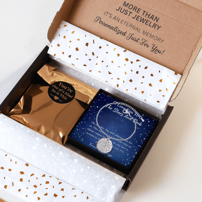 Custom Star Map Bracelet – Personalized Night Sky Jewelry with Engraving