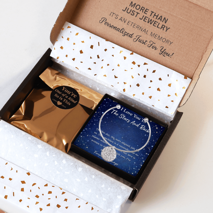 Custom Star Map Bangle – Personalized Night Sky Jewelry with Engraving