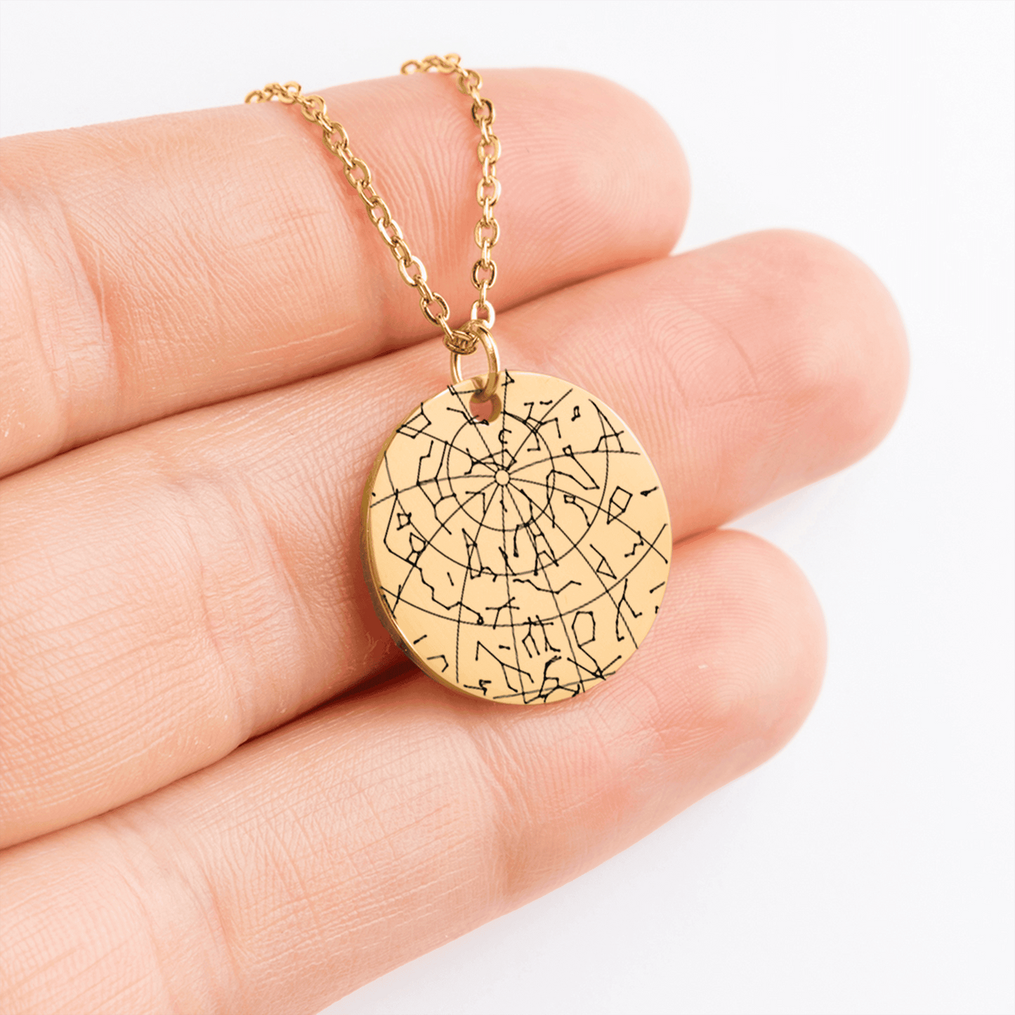Custom Star Map Necklace – The Night Sky of Your Special Moment