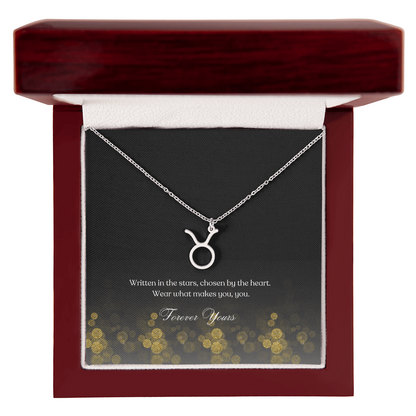 zodiac symbol taurus stainless steel variant in a Luxury box